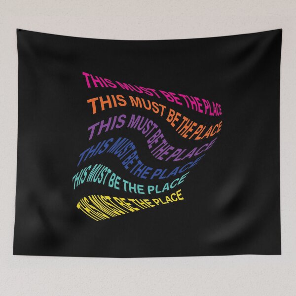 Item preview, Talking This Must Be The Place Heads Graphic Gift Fan designed and sold by JanCollins.