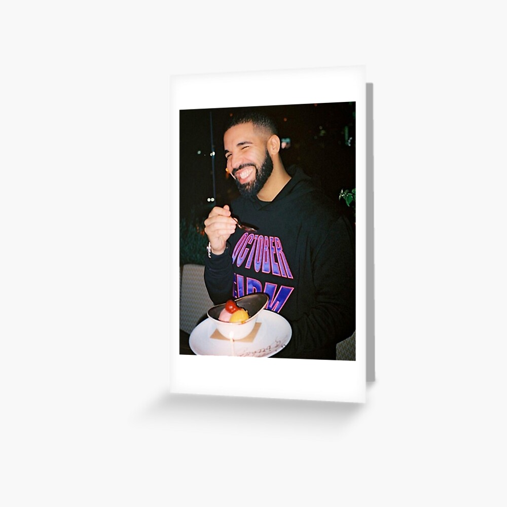 drake eat smile