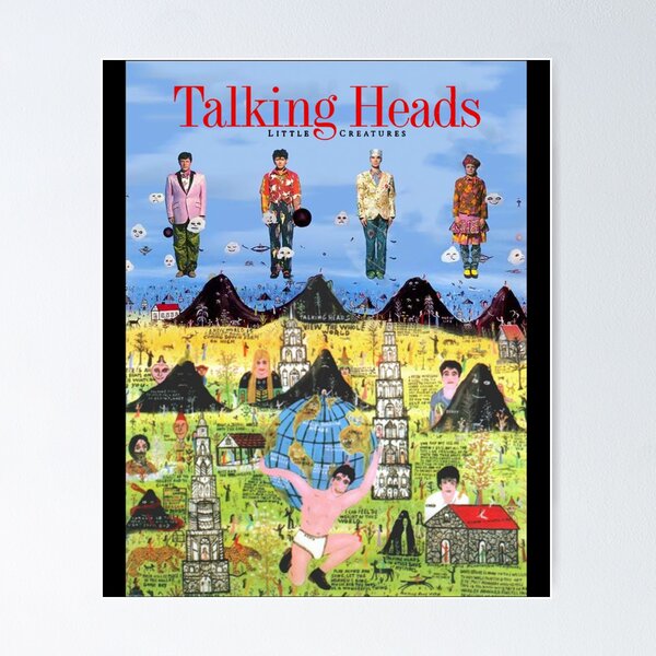 Item preview, Heads Little Creatures 1985 Graphic Gift Fan designed and sold by JanCollins.