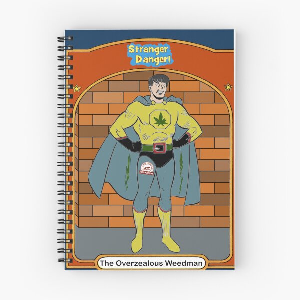 Item preview, Stranger Danger (The Overzealous Weedman) designed and sold by OutlandishStash.