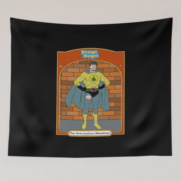Item preview, Stranger Danger (The Overzealous Weedman) designed and sold by OutlandishStash.