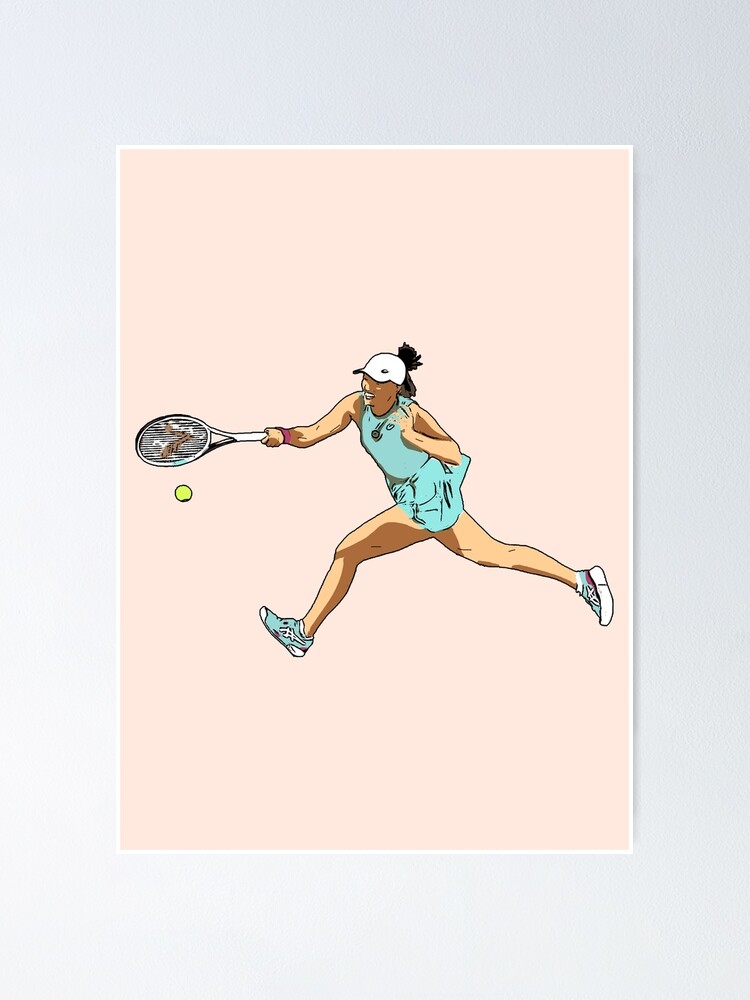 “Iga Swiatek” Poster for Sale by maxximus86 | Redbubble
