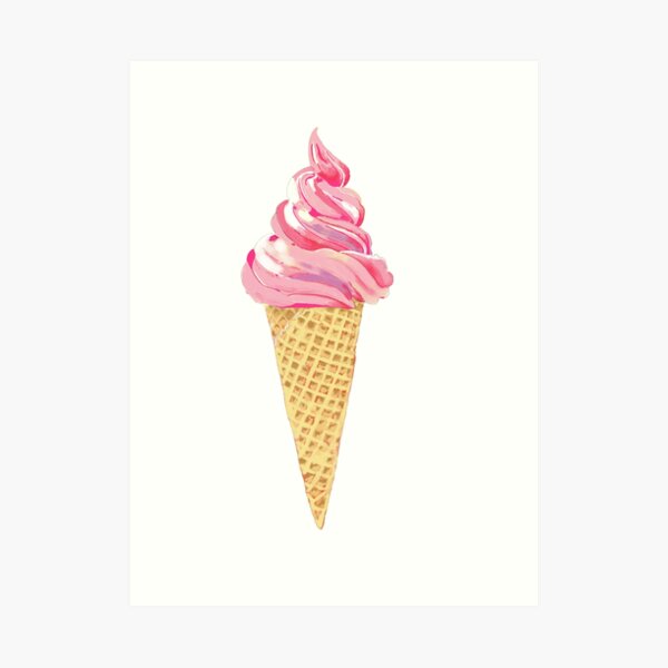 Screaming for Ice cream #2 Art Print