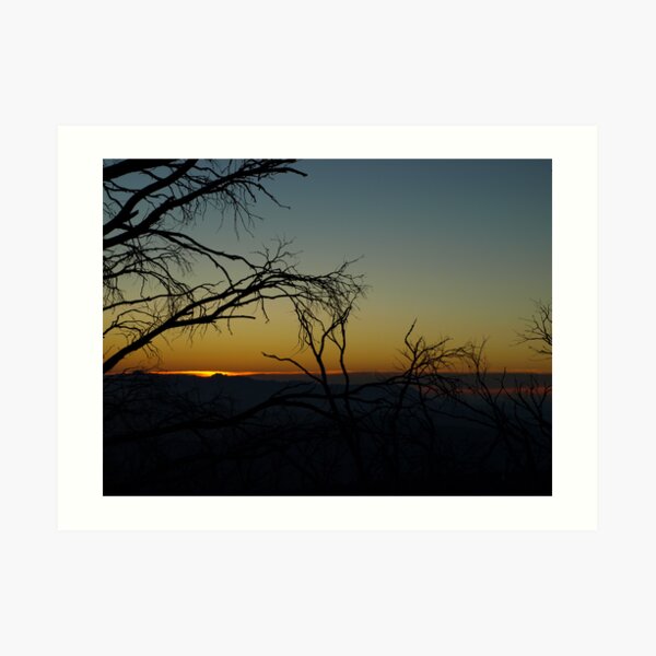 Sunset from Mt. Feathertop Art Print