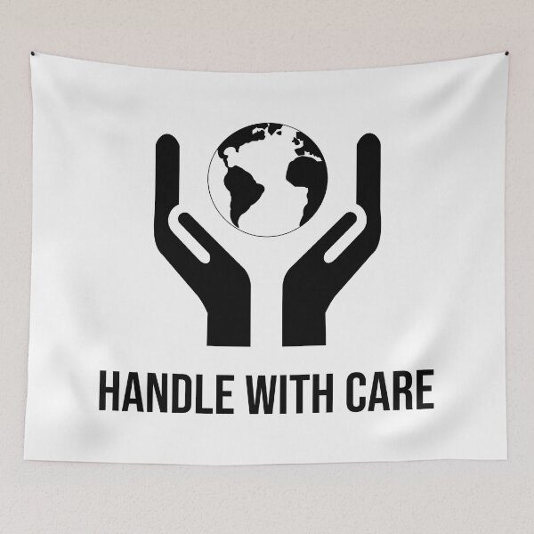 Item preview, Cool Earth Graphic - Handle With Care designed and sold by akina77.