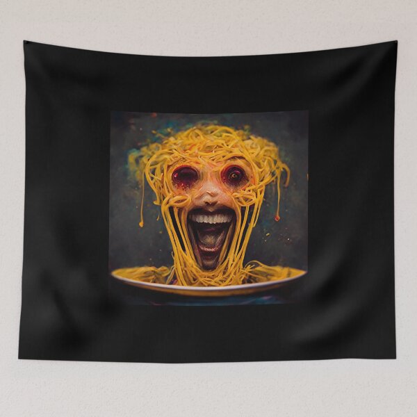 Item preview, Spaghetti Face Halloween - best selling  designed and sold by Aditya Bhole.