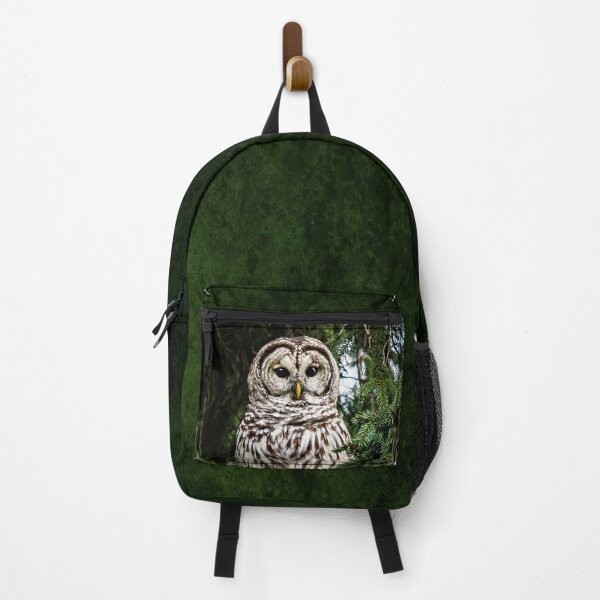 Item preview, Under Inspection by a Barred Owl designed and sold by Paula Bund.
