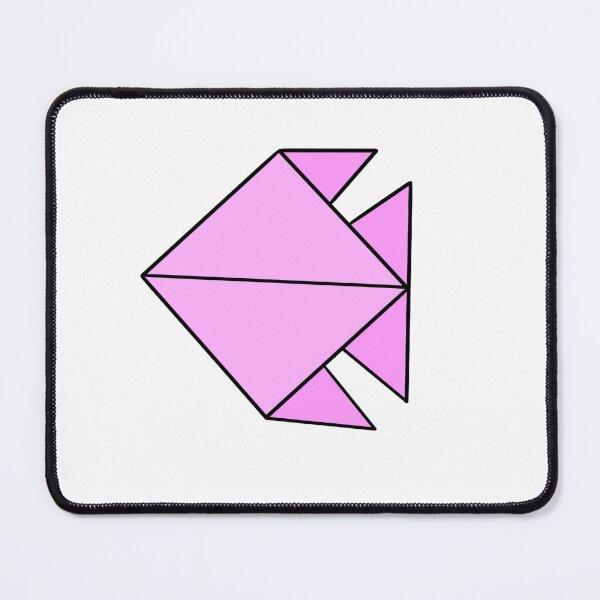 Item preview, Pink origami fish designed and sold by CalliesArt.