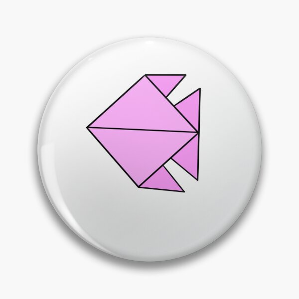 Item preview, Pink origami fish designed and sold by CalliesArt.