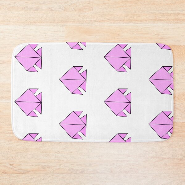 Item preview, Pink origami fish designed and sold by CalliesArt.