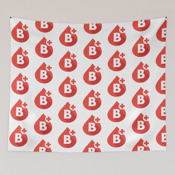 Item preview, Blood Types Drops Sticker Pack - B Positive designed and sold by Zerasu.