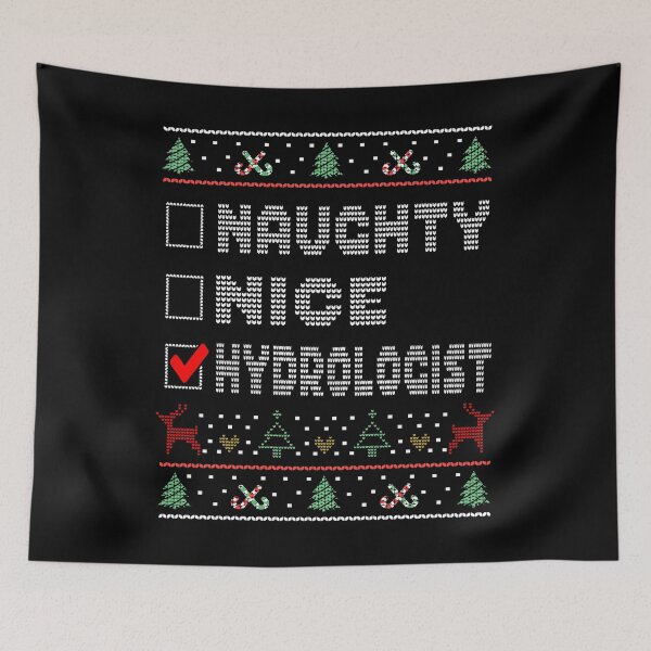 Item preview, Naughty Nice Hydrologist, Matching Christmas Group Pajama design designed and sold by Merchking1.