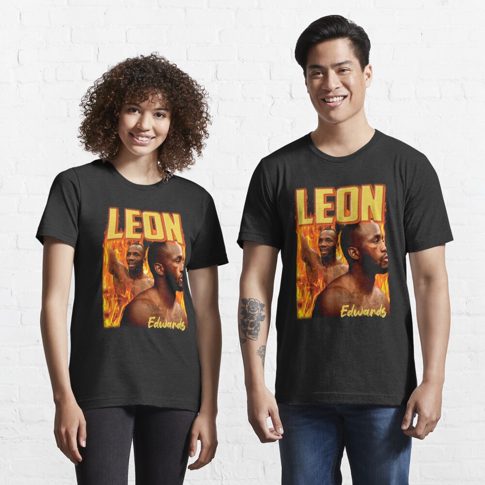 Vintage Bootleg Leon Edwards Fighter Boxing Retro 90s | Essential T-Shirt