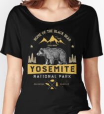Yosemite National Park California T shirt - Vintage Bear Women's Relaxed Fit T-Shirt