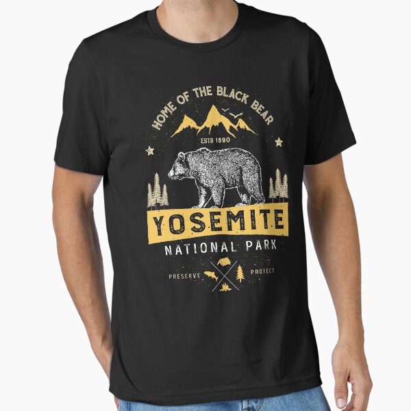 Item preview, Yosemite National Park California T shirt - Vintage Bear designed and sold by LiqueGifts.