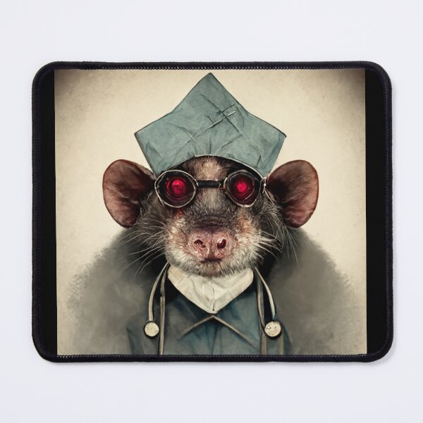 Item preview, Doctor Rat Face Weird Halloween - best selling designed and sold by Aditya Bhole.