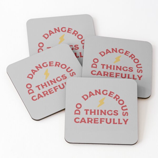 Item preview, Dangerous Things Carefully Red Ink designed and sold by ThreeTreeDesign.