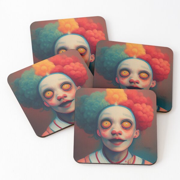 Item preview, Clown Face Weird Halloween - best selling  designed and sold by Aditya Bhole.