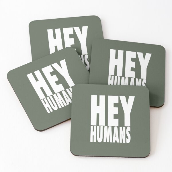 Item preview, Hey Humans Greeting designed and sold by Natural-Habitat.