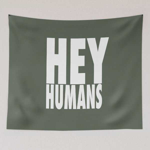 Item preview, Hey Humans Greeting designed and sold by Natural-Habitat.