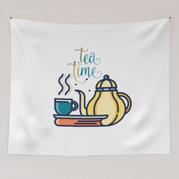 Item preview, Tea time designed and sold by ApurwaArtShop.