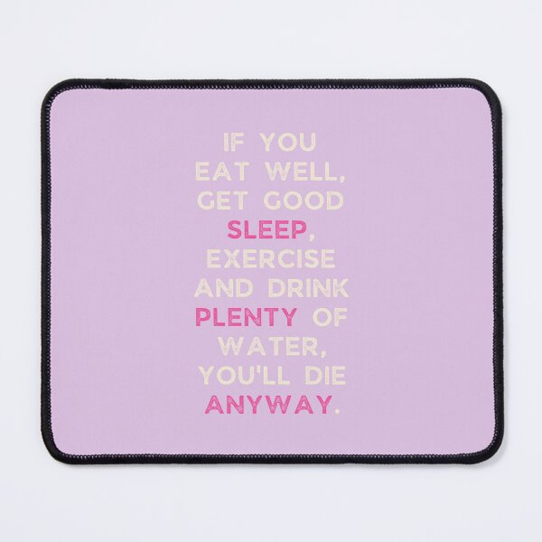 Item preview, Sleep plenty anyway sarcastic two meaning bold grunge type quote designed and sold by WordStruggle.