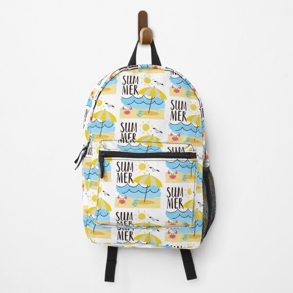 Item preview, Summer, crab, parasol, slippers, beach, waves, sun designed and sold by zzzozzo.