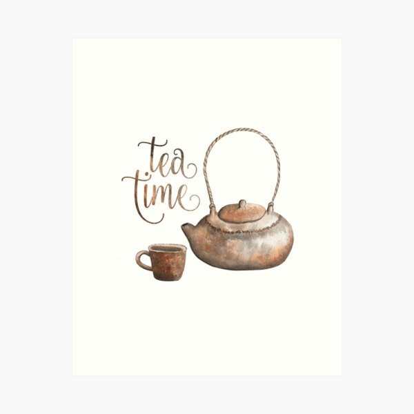Item preview, Tea time designed and sold by ApurwaArtShop.
