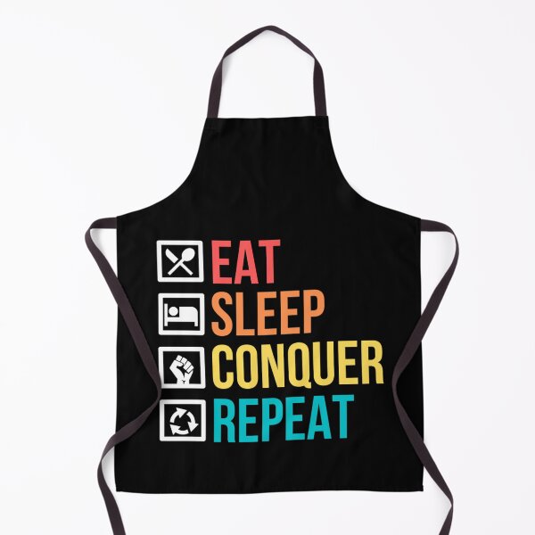 Item preview, Eat Sleep Conquer Repeat - Gym Motivational Quotes designed and sold by chetan786.