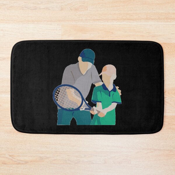 Item preview, Tennis Lover Getting Lessons By A Certified Pro Tennis Coach Sticker designed and sold by taranhb.