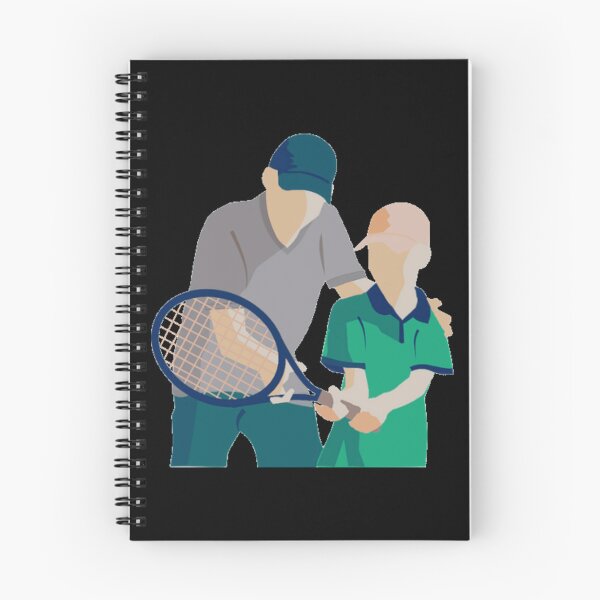 Item preview, Tennis Lover Getting Lessons By A Certified Pro Tennis Coach Sticker designed and sold by taranhb.