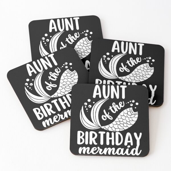 Item preview, Aunt Of The Birthday Mermaid  Family Mermaid Squad designed and sold by suzywithzy.