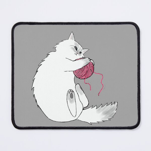 Item preview, Playing fluffy kitten designed and sold by miyakod.