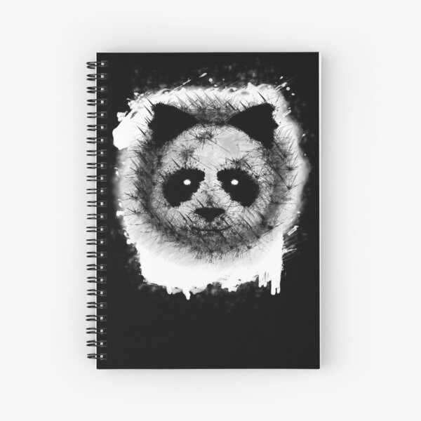 Panda by Brian Vegas Spiral Notebook