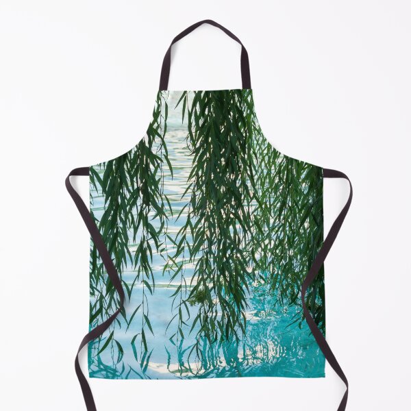 Item preview, Living Curtains - Weeping Willow Branches Creating Green Drapes designed and sold by Georgia Mizuleva.