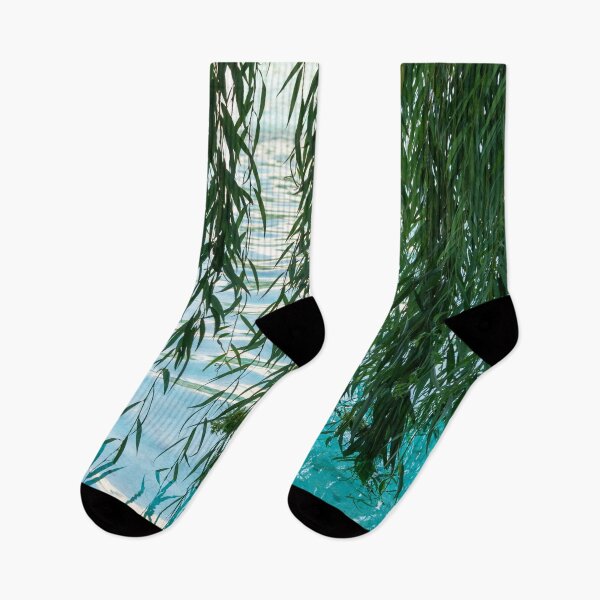 Item preview, Living Curtains - Weeping Willow Branches Creating Green Drapes designed and sold by Georgia Mizuleva.