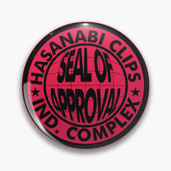 Item preview, Hasanabi Clips industrial Complex Seal of Approval designed and sold by Kace Callahan.