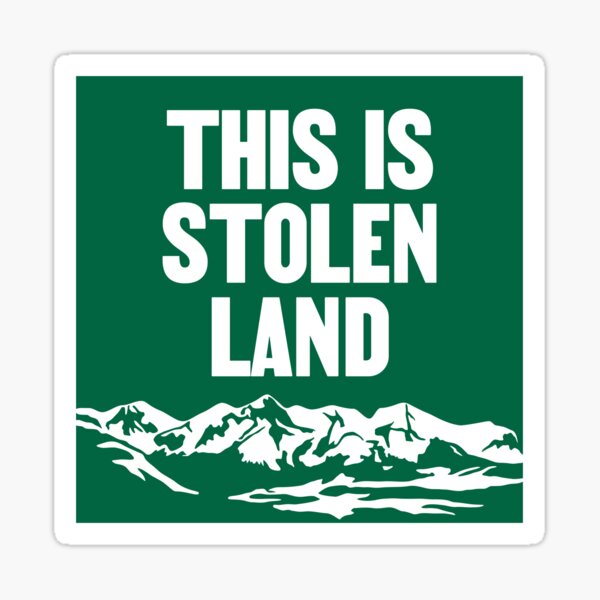 Item preview, This Is Stolen Land - Native / Indigenous  designed and sold by SSFootball.