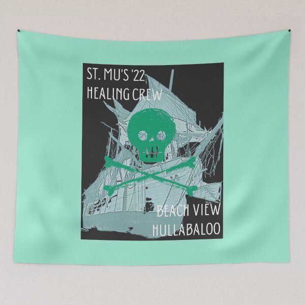 Item preview, 2022 Mu's Hullabaloo black background designed and sold by ootzie.