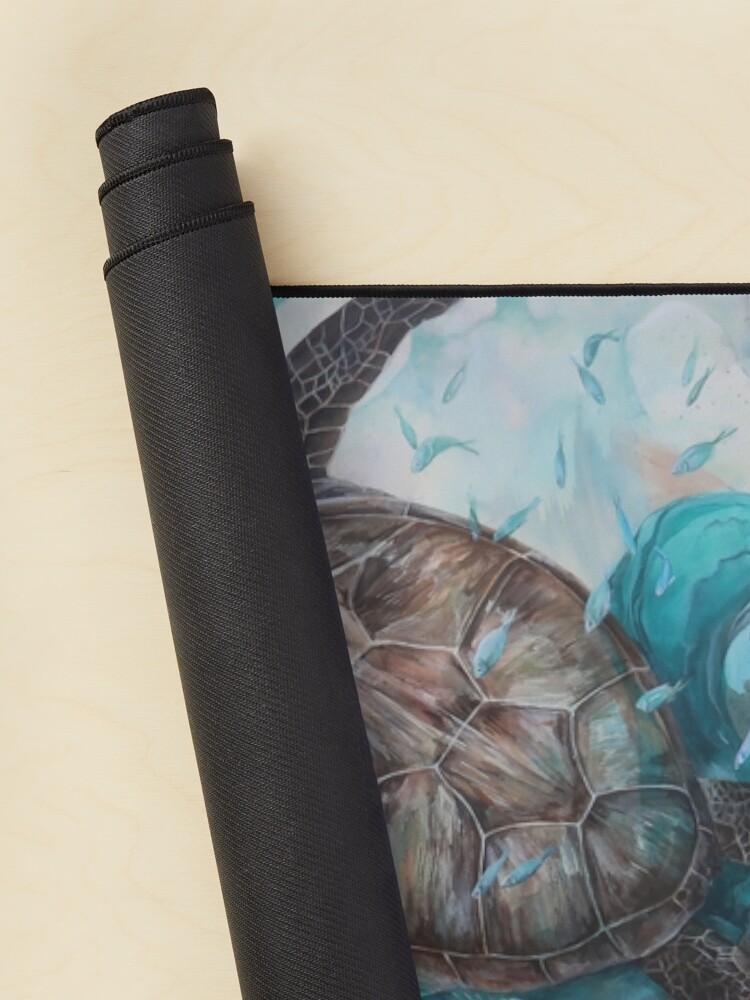 Thumbnail 2 of 5, Mouse Pad, Turtle Swim designed and sold by sadiejames.