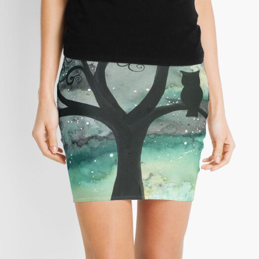 Midnight Watcher Mini Skirt