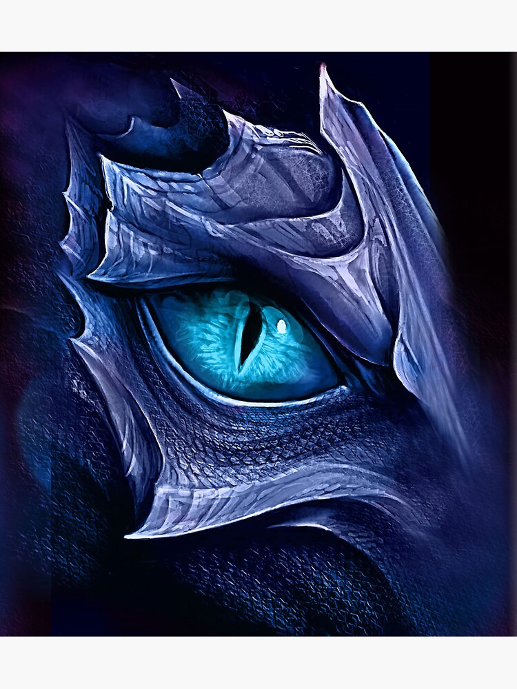 light-blue-dragon-eye-art-sticker-for-sale-by-theresahaas-redbubble