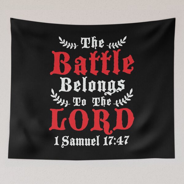 Item preview, The Battle Belongs To The Lord designed and sold by plushism.