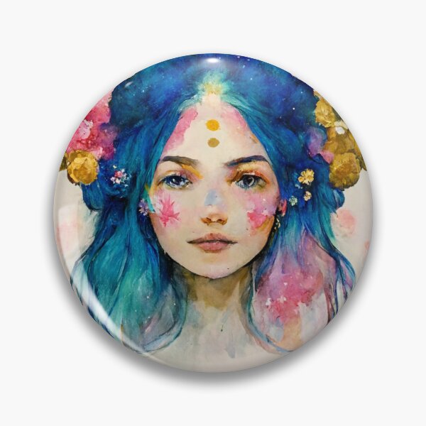 Artikelvorschau, Blaues Haar der kosmischen Prinzessin entworfen und verkauft von ZombiePepper.
