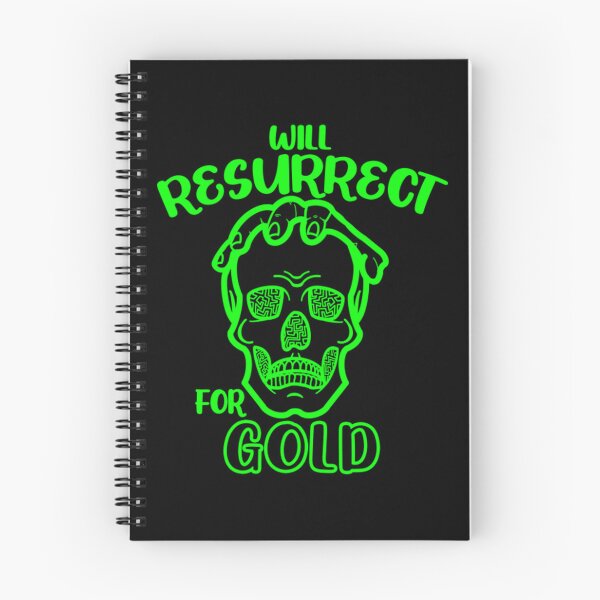 Item preview, Will Resurrect for Gold Necromancer Skull Dungeon Tabletop RPG TTRPG Funny - Necromancer designed and sold by daipolivie.