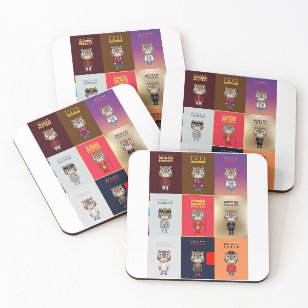 Item preview, Kanyes Character Album Poster designed and sold by alexilherald.
