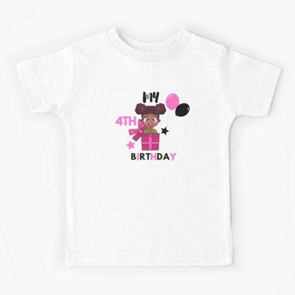 My 4th Birthday Kids T-Shirt