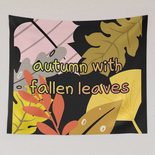 Item preview, autumn with  fallen leaves designed and sold by zzzozzo.