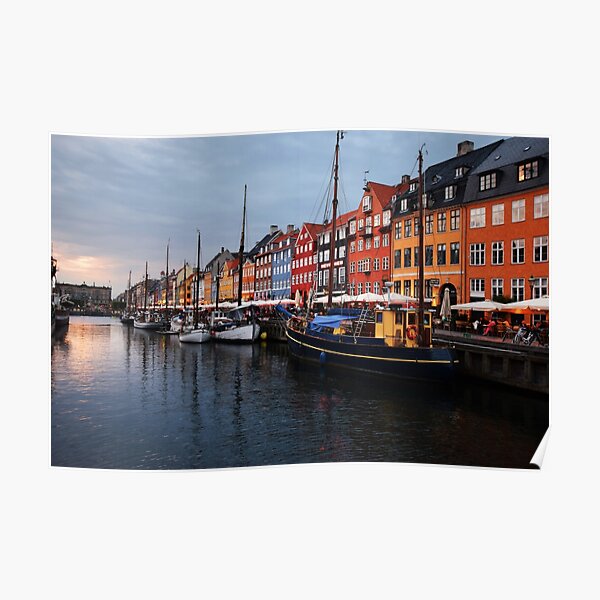 Nyhavn - Copenhagen, Denmark Poster