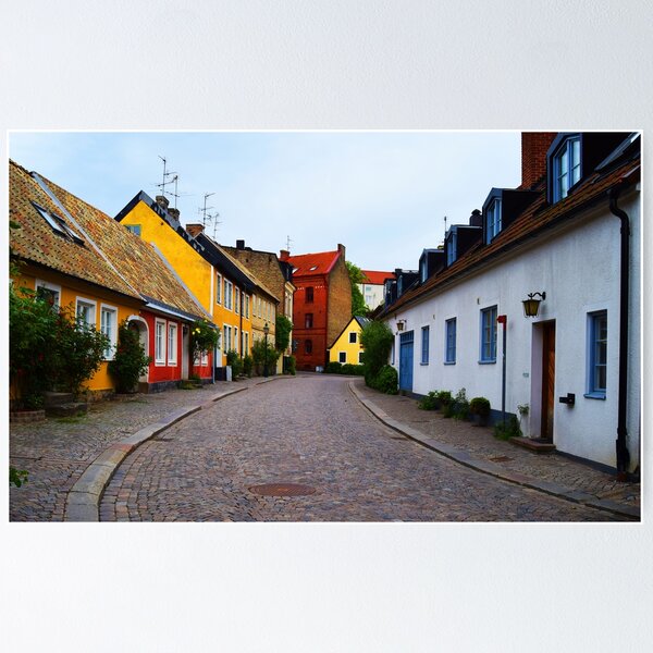 Item preview, Adelgaten - Cute Street in Lund, Sweden designed and sold by MelShrimpy.